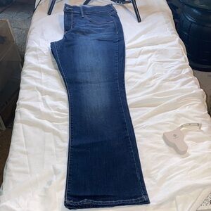 Old Navy Dark Blue Flare Jeans